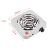Electric Single   1000W Coil Cooktop White Overheat     Versatile Portable Electric Stove for Kitchen