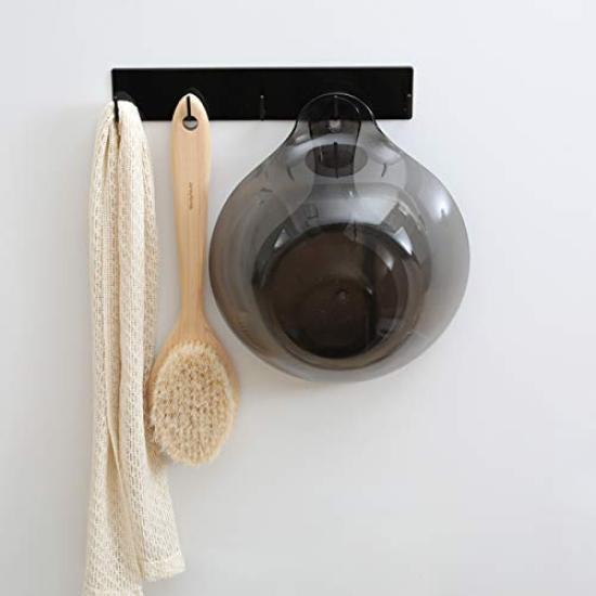 tower Magnetic Bathroom Hook Large Tower Yamazaki Jitsugyo (Black/9915)