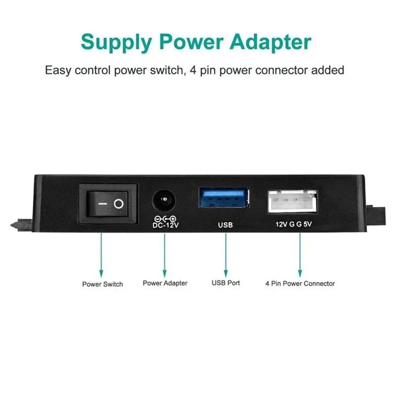 USB 3.0 To SATA IDE Hard Disk Adapter Converter Cable 3 In 1 IDE SATA Adapter for 3.5 2.5 Inch HDD/SSD CD DVD ROM