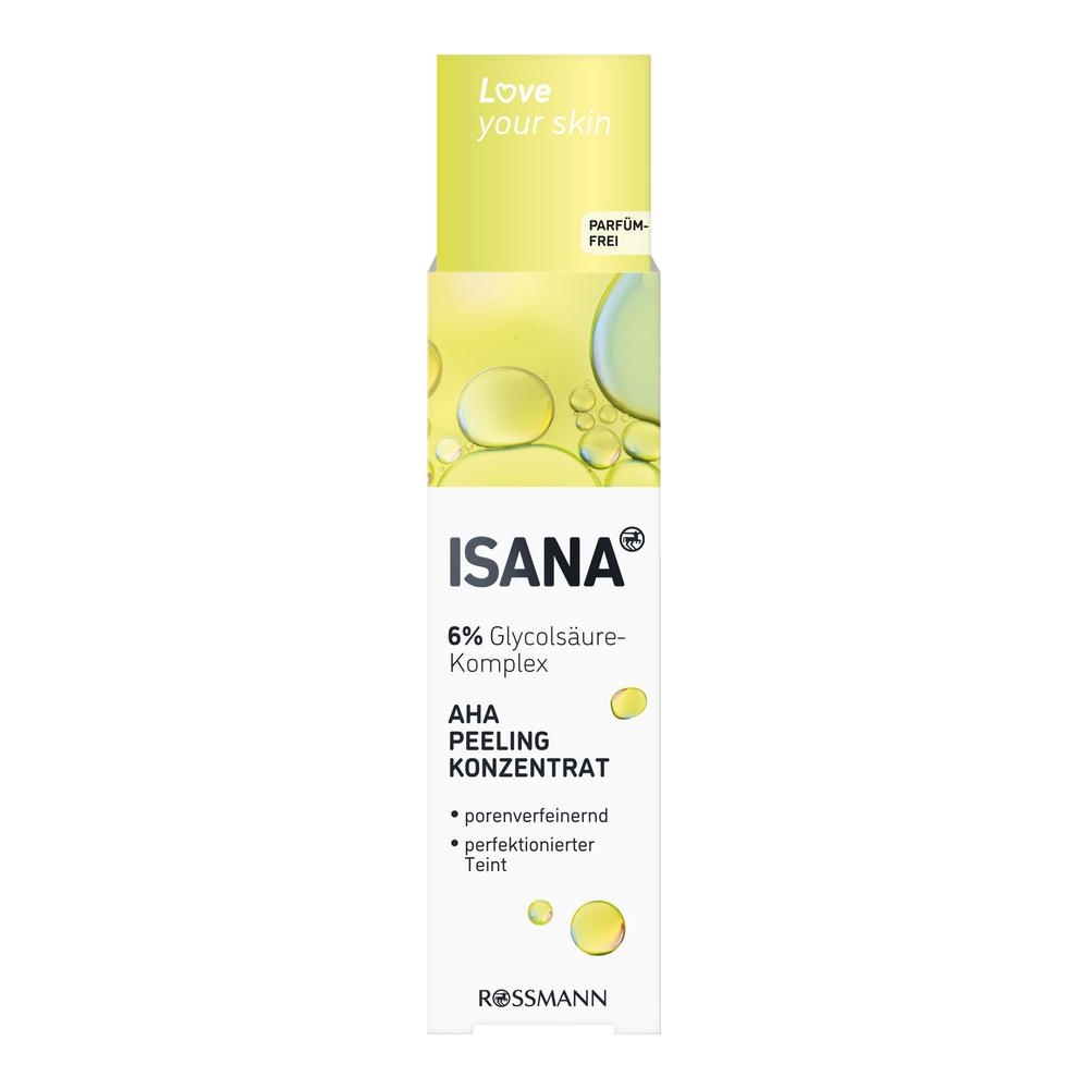 Isana Aha Peeling 30Ml yellow