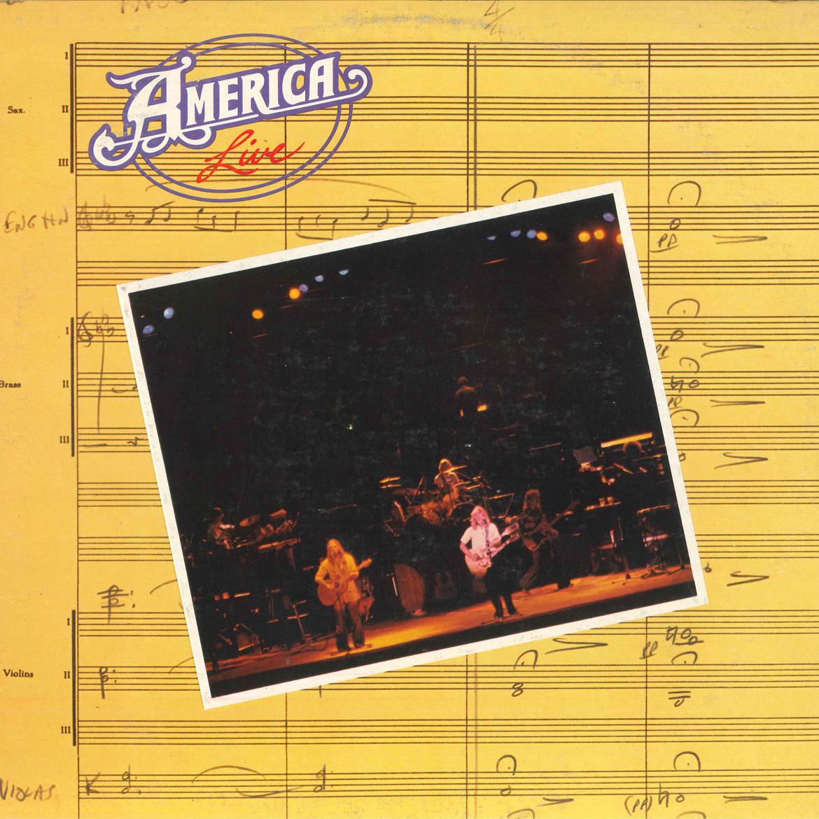 

LP Record AMERICA - Live BSK3136 WARNER BROS 1977 US Rock Used