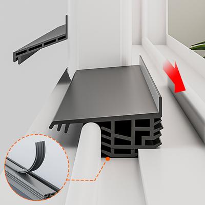 1,1m TPE Vodotěsná Samolepicí Páska pro Sklo oken Dveře Balkon Posuvné Větruodolné Zvukotěsné Těsnění Domácí Počasí