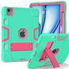 iPad 10th Gen 2022 Silicone Case with Stand, Drop-proof, Color Block Design, Full Coverage for iPad A16 11th Gen