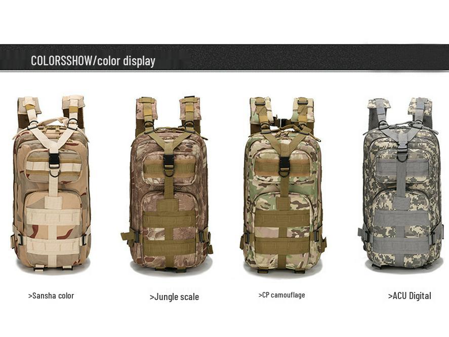 Military Tactical Backpack - Outdoor Mountaineering and Camping Gear, Sports, and Travel Bag