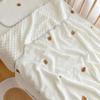 Newborn Minky Dot Soothing Baby Blanket