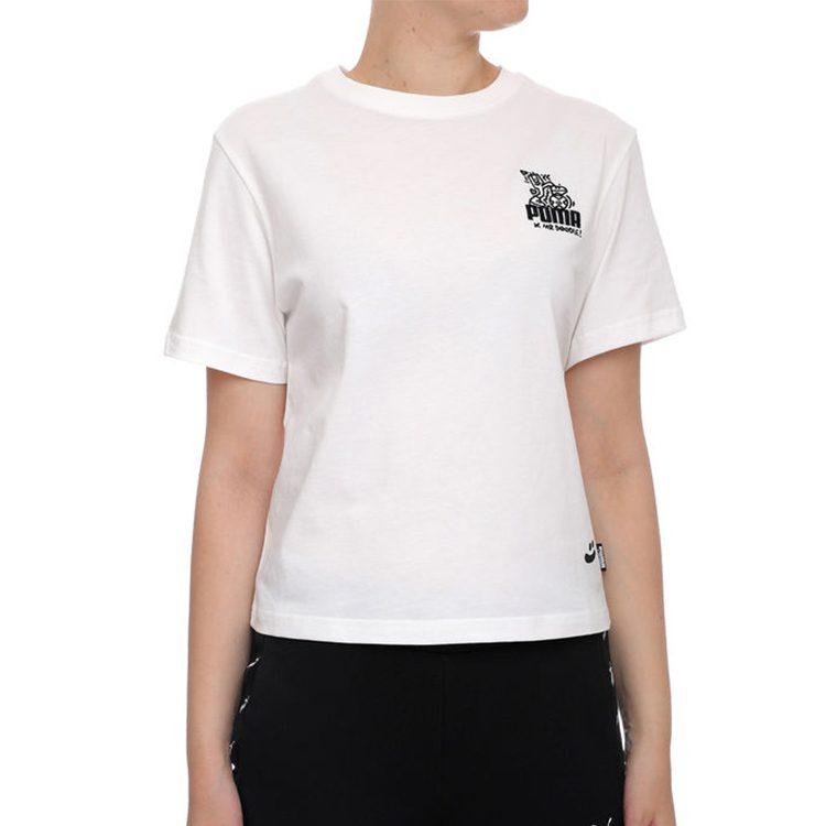 Puma X Mr Doodle T Shirt Women's White 598654-02