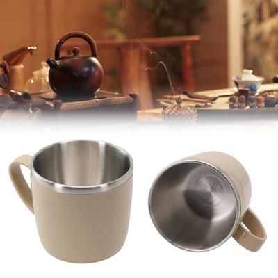 Doppelwandige Edelstahl-Kaffeetasse für Outdoor-Sport und den täglichen Gebrauch