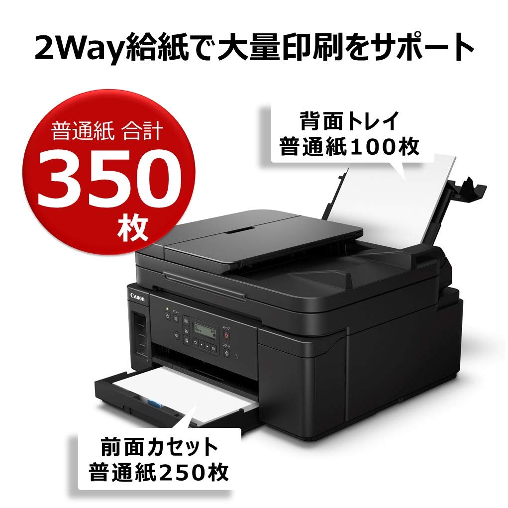 Canon printer A4 monochrome inkjet multifunction printer with extra large capacity gigatan GM4030 2019 model for telework (with ADF)