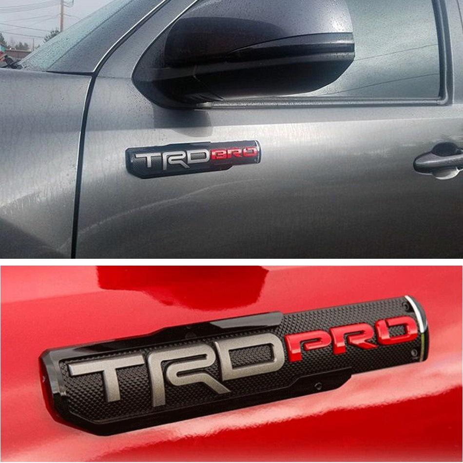 Tundra TRD PRO Sequoia Car Door Side Stickers Logo (ABS)