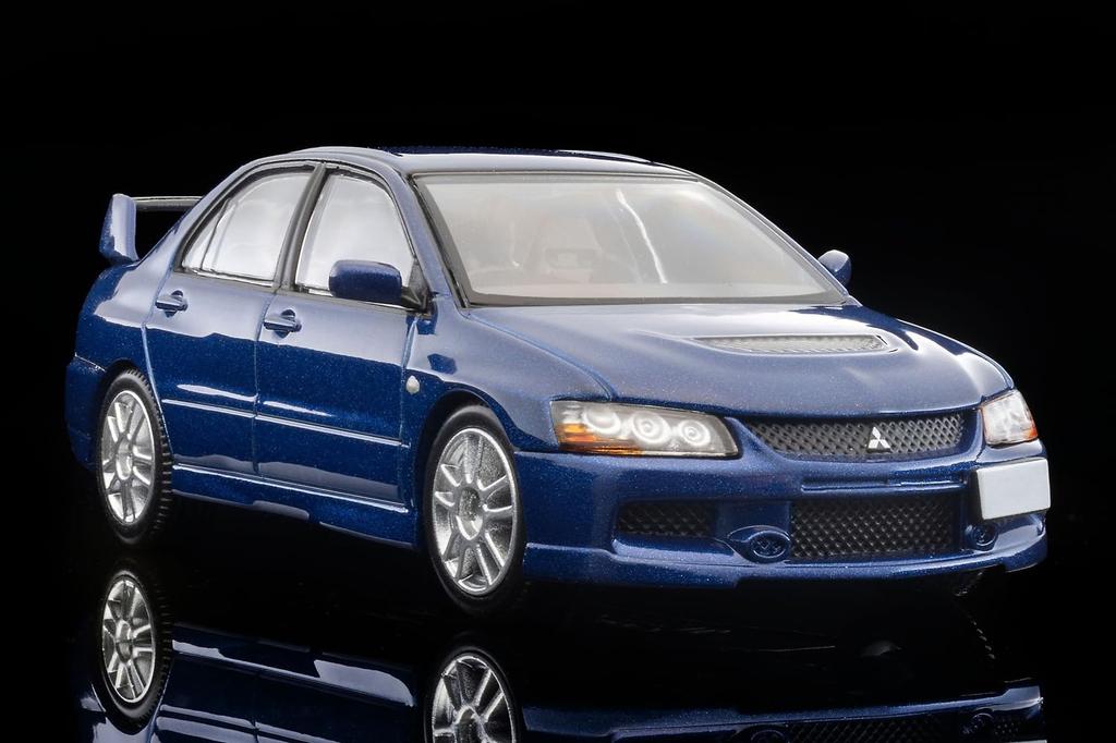 TOMYTEC Tomica Limited Vintage Neo Mitsubishi Lancer Evolution IX GSR Blue 2005 Model 340140 1/64 LV-N376b (Finished Product)