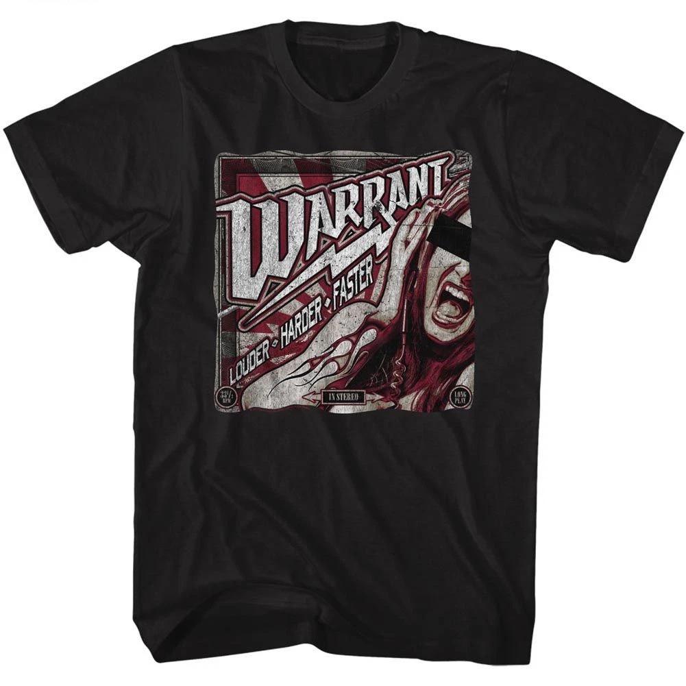 Warrant Louder Harder Faster Music Shirt 100