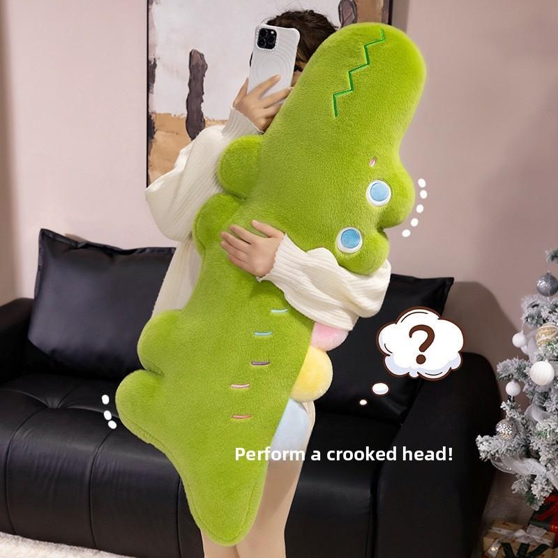 Crocodile Duck Fox Dog Plush Pillow Pp Cotton Long Toys Bedroom Gifts Decor