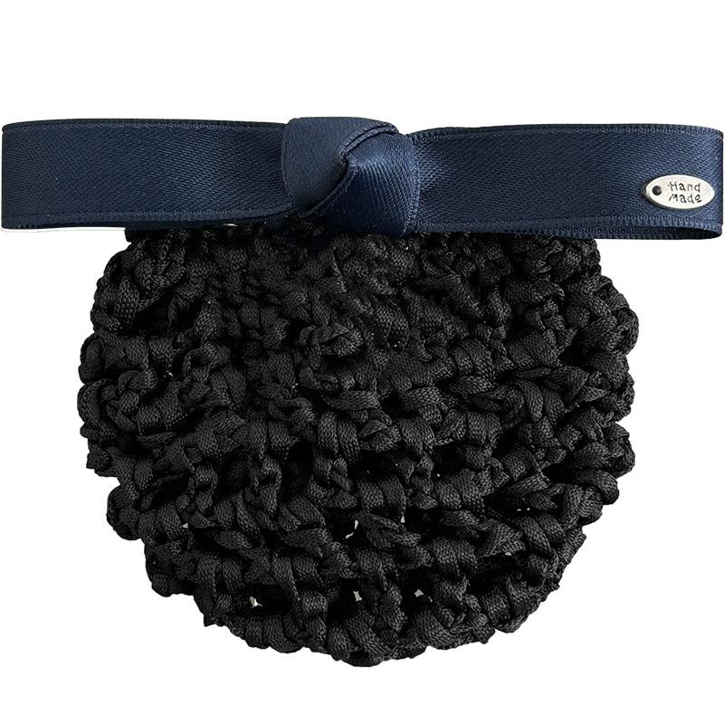 Head Flower Nurse Hairnet Female Professional Flight Attendant Hotel Hair Mesh Pocket Headgear Bank Simple Hair Accessories