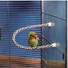 30/55/80/105cm Rope Hanging Toys for Birds Bend At Will Colorful Parrot Toys Rope Hanging Ladder Swing Braided Bird Accessories