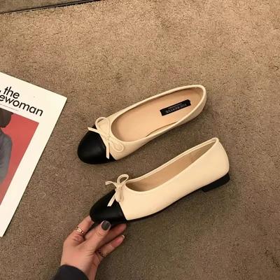 Fashion Grid Damen Flats Schuhe Frau Slip-on Loafers Elegante Bow-Knot Flache Schuhe Mutter Flats Zapatos De Mujer Große Größe