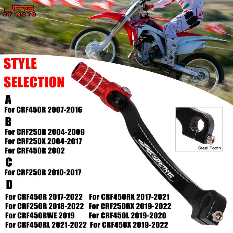 Motocycle CNC Foldbale Gear Shift Lever Shifter Pedal Brake Pedal For HONDA CRF450R CRF250R CRF 450R 250R 250 450 R 450RX 250RX