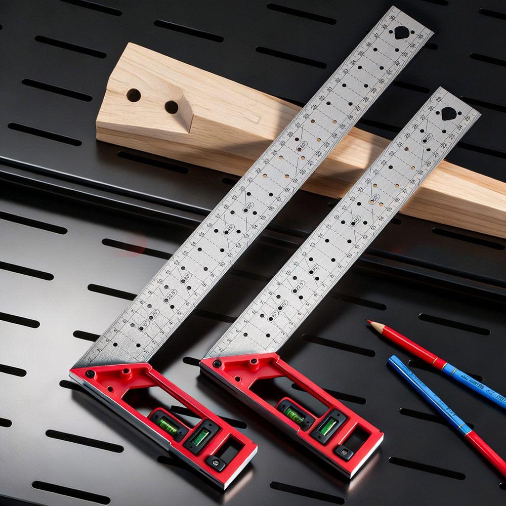 L-shaped Right Angle Ruler High-precision Measuring Ruler New Woodworking Angle Ruler