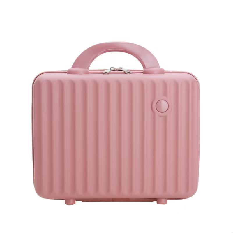 14 Inch Handheld Luggage Cosmetic Case Lightweight Zipper Companion Mini Small Storage Cosmetic Case