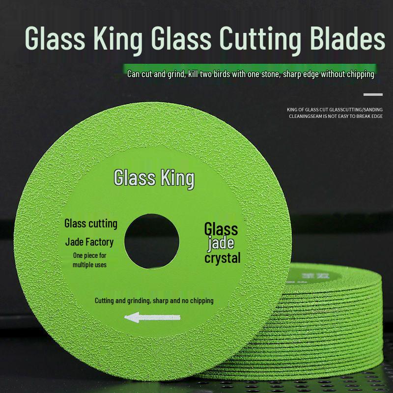 Glass-Specific Chipping-Free Cutting Disc for Angle Grinders – Ideal for Wine Bottles, Tiles, and Jade