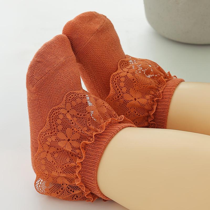 Summer Lace Mesh Socks for Girls - Thin Princess Style
