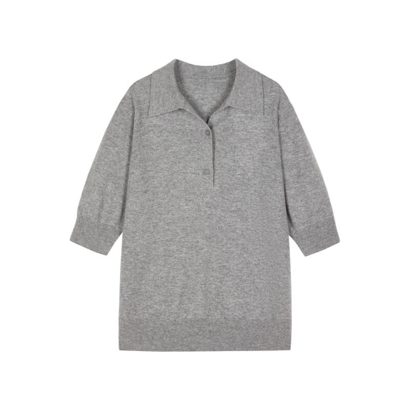 LESS 2024 Spring 100% Cashmere Knit Sweater