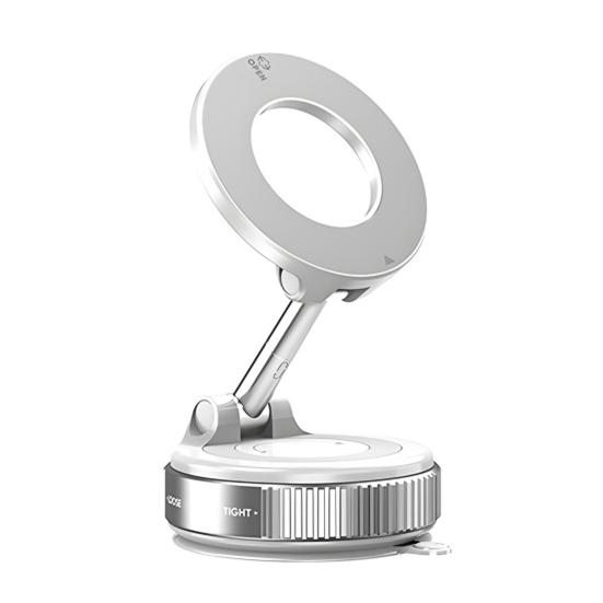 Magnetic Car Phone Holder 360 Degree Rotation Stable Support Phone Mount for Speed Cameras Easy Install Retractable Magnet Fix Mobile Accessories