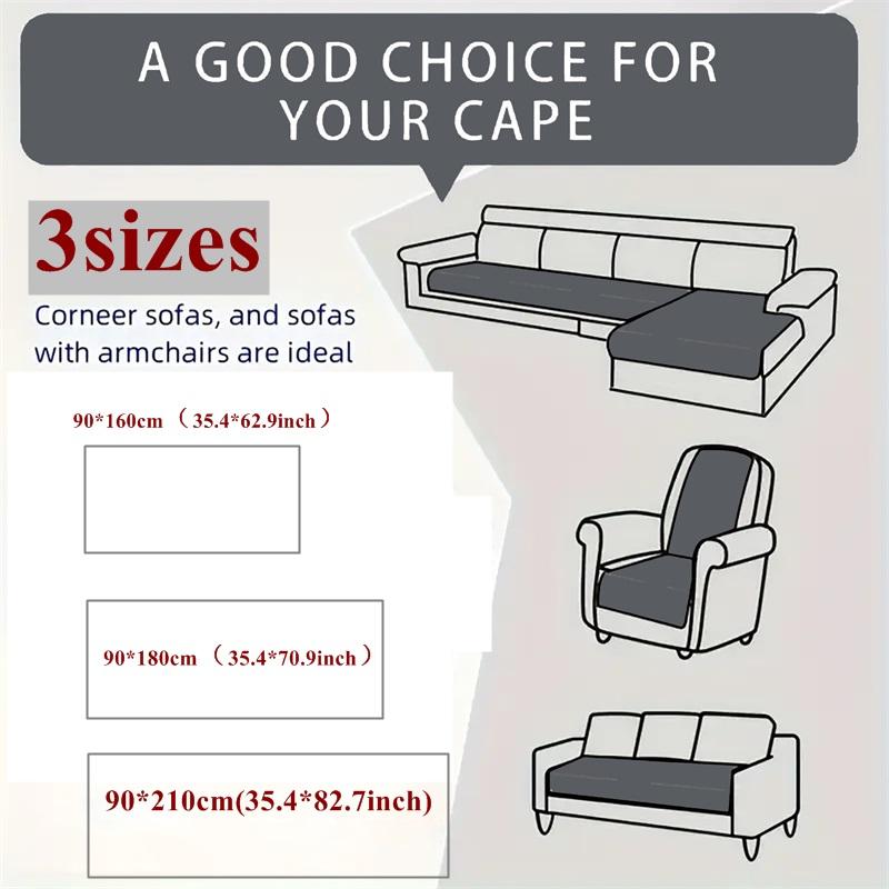 1PC Anti-dirty Plaid Pets Sofa Seat Cover Non-Slip Cats Dogs Bed Mattress Anti-cat Scratch L Couch Pads Slipcover Living Room