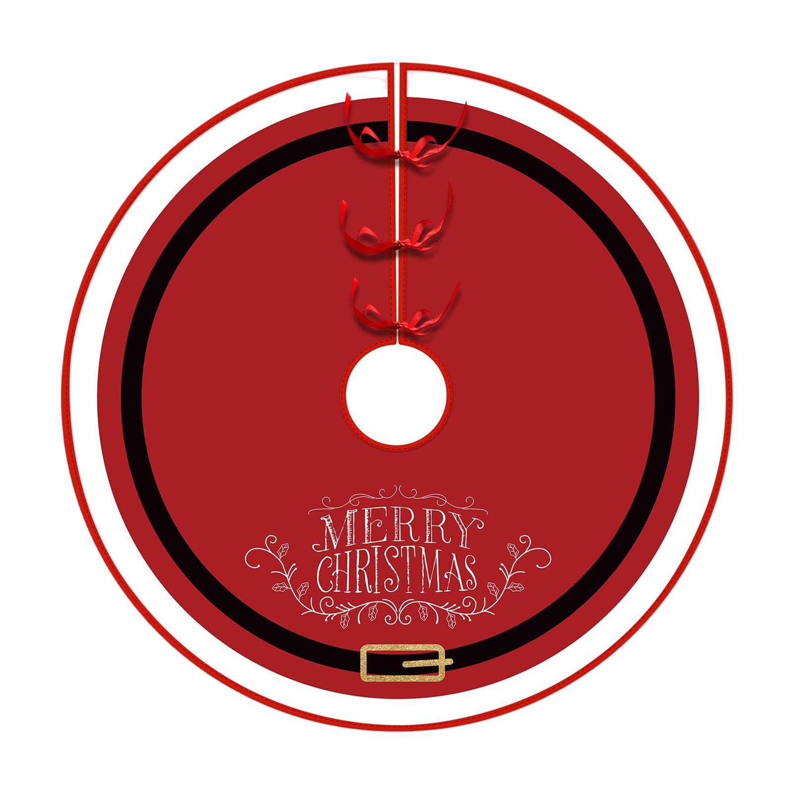 

Christmas Decorations Christmas Tree Apron Christmas Tree Base Cushion Short Plush S красный