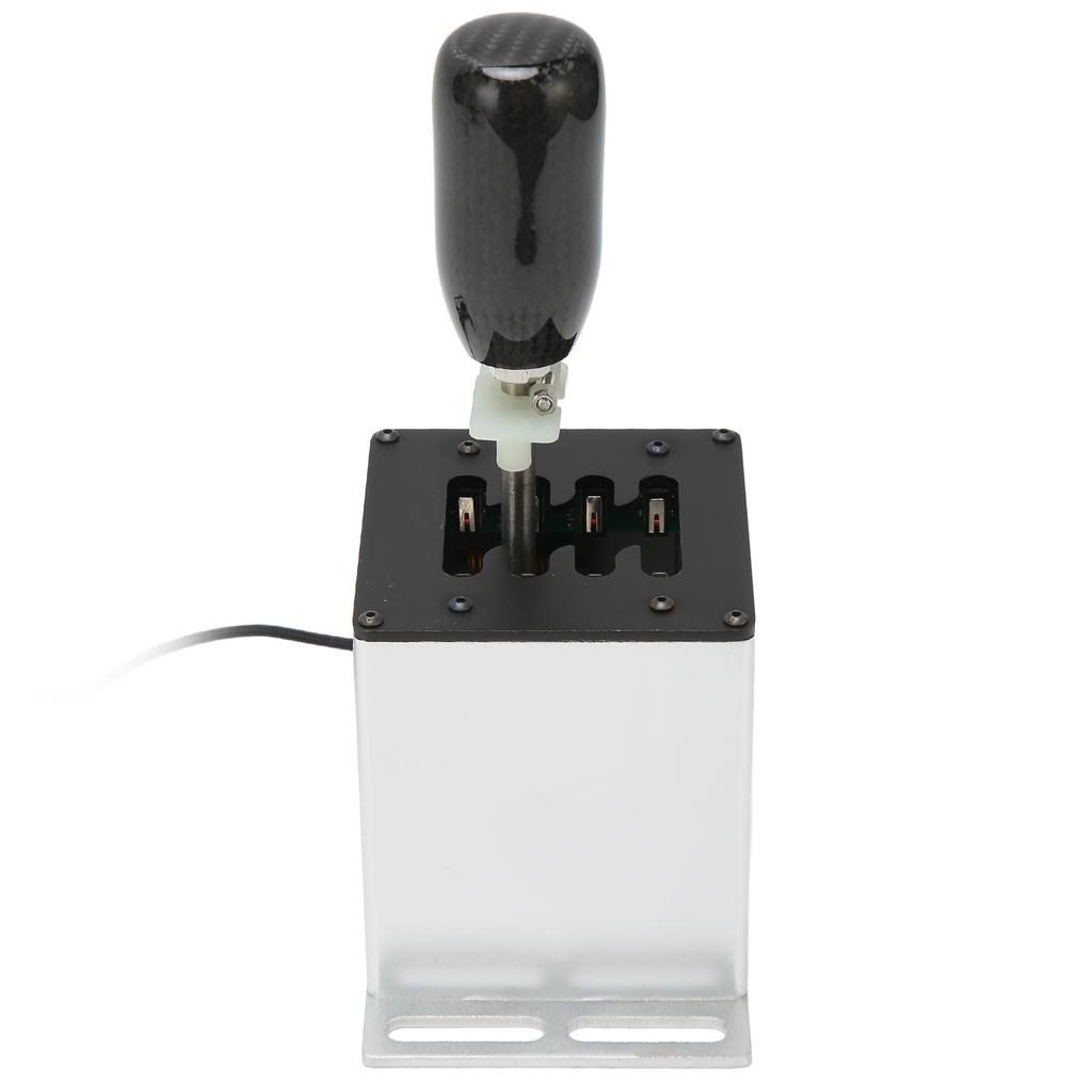 USB Simulator Shifter 7 Plus R Racing Game H Shifter with Carbon Fiber Grip for Logitech G29 G27 G25