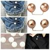 Pearl Sleeve Clips 2 Pack No Sew No Trace Clothing Holders for Adjusting Long Sleeves Weekend Outings