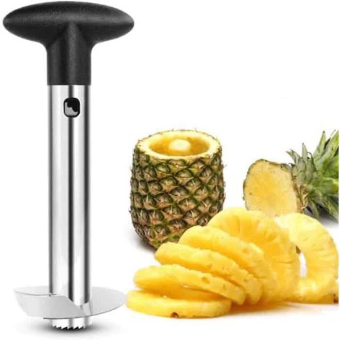 Pineapple Peeler - Black - Stainless Steel - Durable - Easy To Clean - Contemporary Design