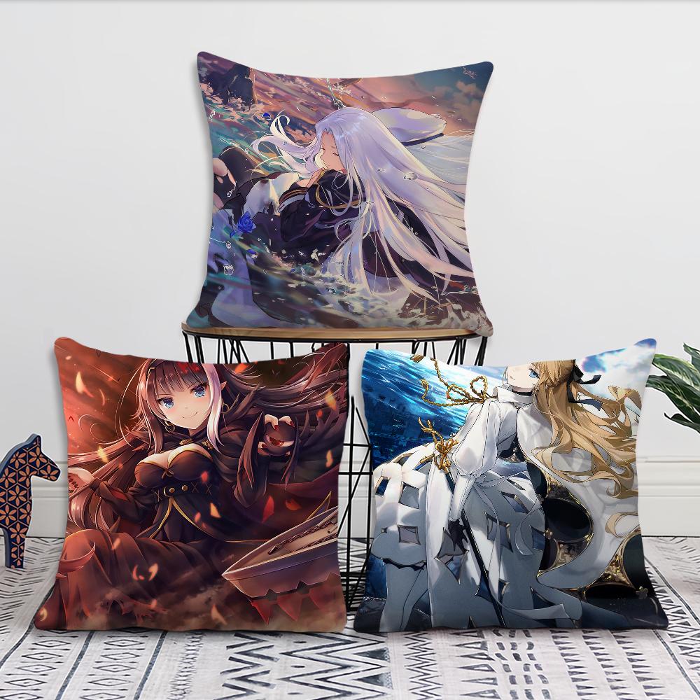 Game Azur Lane cute cushion cover Pillow Cover Decoration Room Home Sofa living Office Car Nordic Simplicity