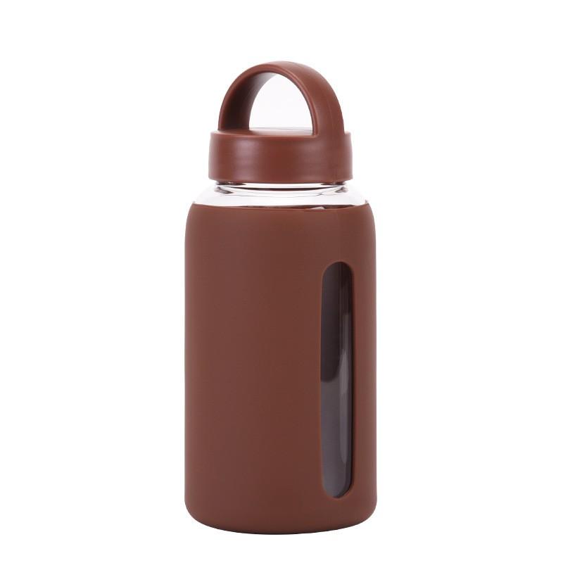 600ml Borosilicate Glass Travel Mug With