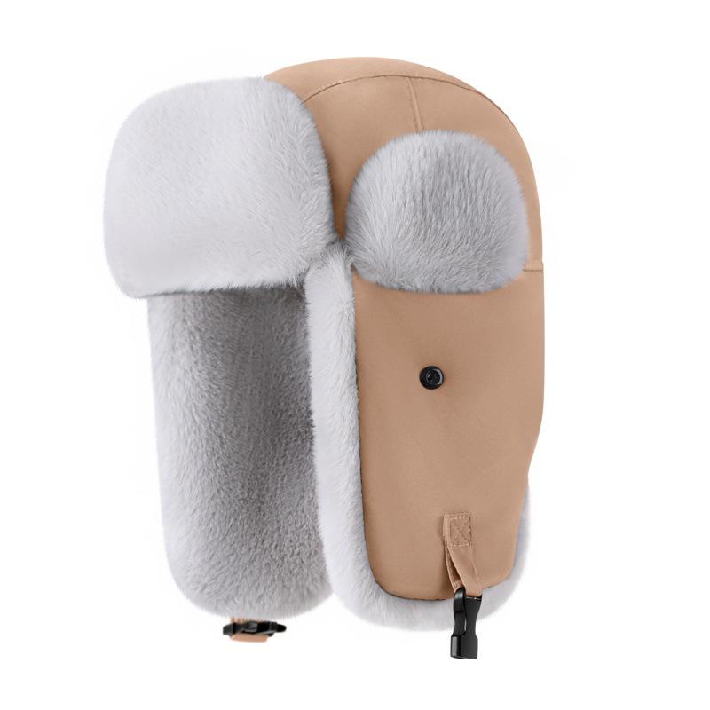 Thickened Winter Lei Feng Hat: Windproof, Warm, Ear-Protective Cycling & Ski Hat for Men & Women