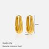Europe United States Hot New Luxury High-End Stainless Steel Geometric Shape Earrings Multi-Style Fashion Hoop Earings