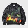 ThIs Is Never That Flame Satin Jacket Black