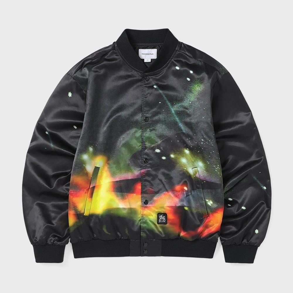 ЭтА Никогда Не То Пламя Сатиновая Куртка Черная S