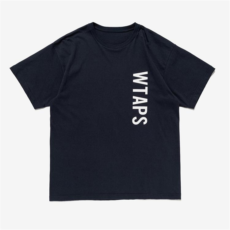 Y2K New Japanese Trend Hot Sale WTAPS INGREDIENTS WUT WTVUA Letter Print Men's Short Sleeve Sports Casual Top Harajuku