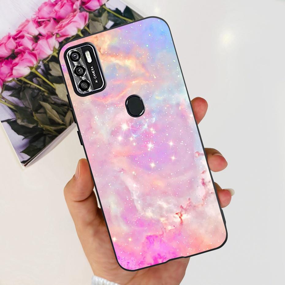 Lovely Case For ZTE Blade A7s 2020 / Optus X Pro / Telstra Evoke Plus 2 Black Silicon Soft Cases Cover For Zte A7s (2020) A7020