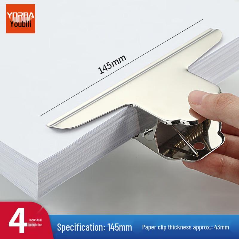 Ubil Mountain-shaped Stainless Steel Document Clips