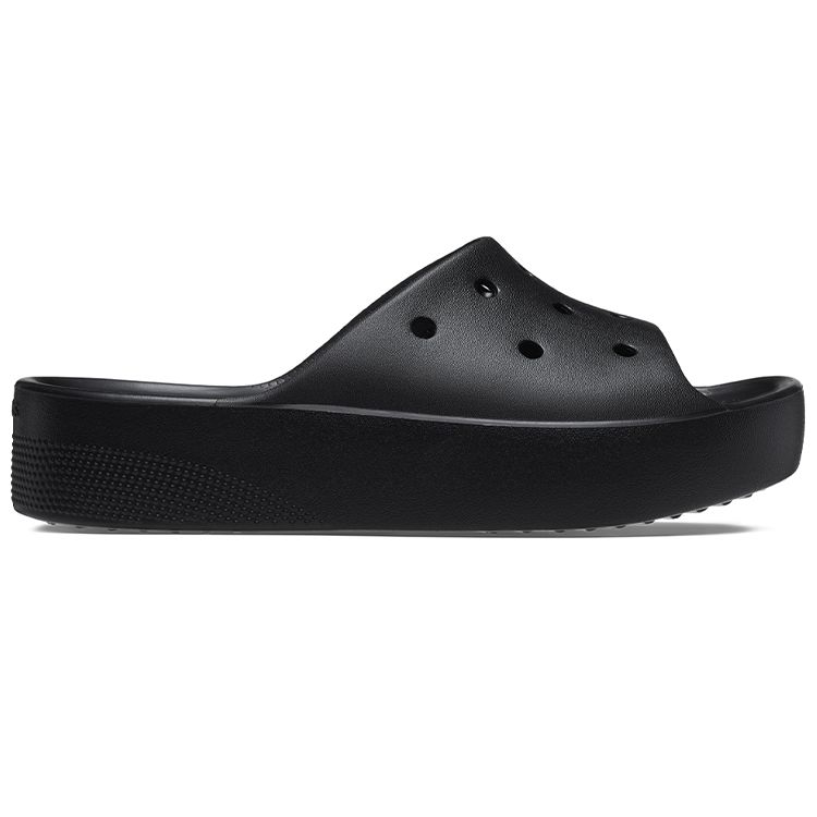 Crocs Classic Cloud One Strap Sports Slippers Women Slippers Black 208180-001