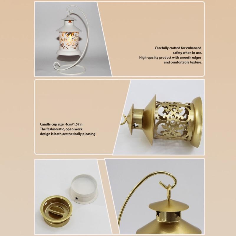 Decorative Iron Birdcage Lanterns Tealight Candle Stand With Hollowout Motifs For Outdoor Indoor Ambiances Lighting