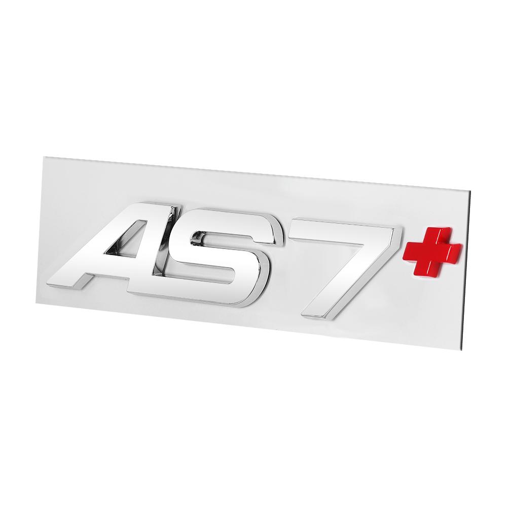 3D Aluminum For T01 AS3 AS4 AS5 AS6 AS7 AS8 AS3+ AS4+ AS5+ AS6+ AS7+ AS8+ Letters Emblem Car Rear Trunk Decoration Logo Sticker 01T