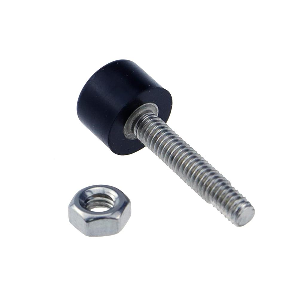 Hood Adjuster Bumper Stopper Rubber Hood Bumper Stop Bolt Nuts M4×20mm, Pack of 2