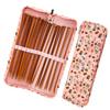 Carbonized Knitting Needle 25cm And Knitting Needle Case For Handmade Projects