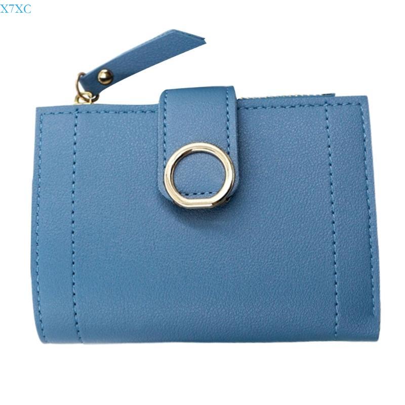 X7XC Small Wallet for Women Zippers Coin Purse Fashion Coin Change Bag Short Purse