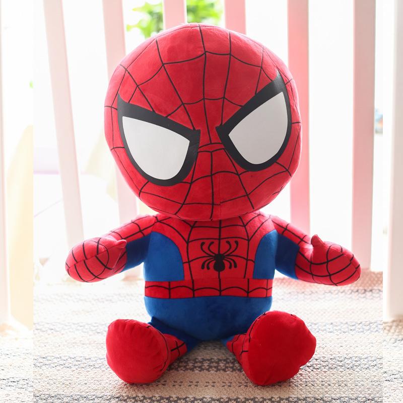 Avengers Plush Dolls Set Super Hero Spider-Man Captain America Stuffed Toy Figure Collectible Gifts