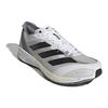 Adidas Adizero Adios 7 Comfortable Versatile Fabric Low-Top Carbon Plate Running Shoes Unisex Sneakers White Gray GV9625