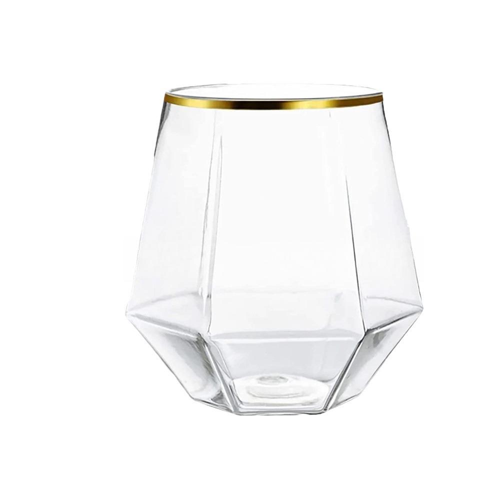Wedding Wine Plastic Simulated Glass Drinkware Transparent Cocktail Glass Party Bar Club Drinking Tools Tea Coffee Mug