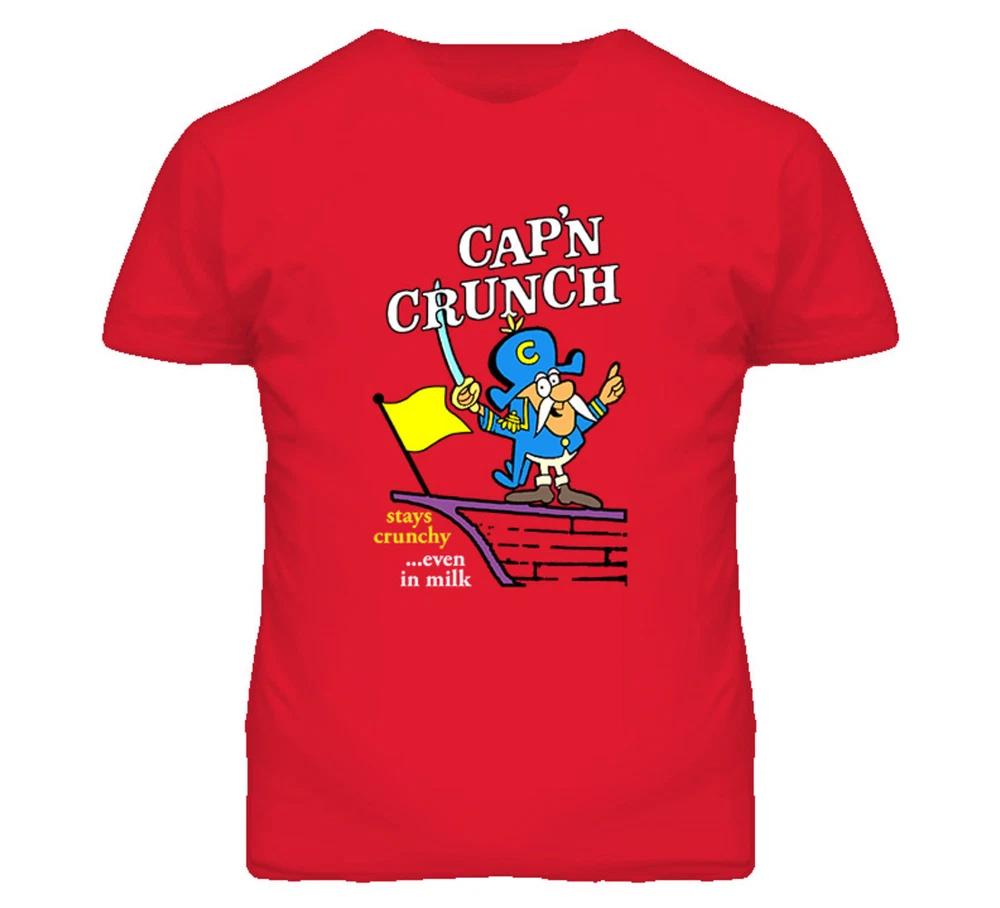 Capn Crunch Captain Retro Cereal Box T Shirt